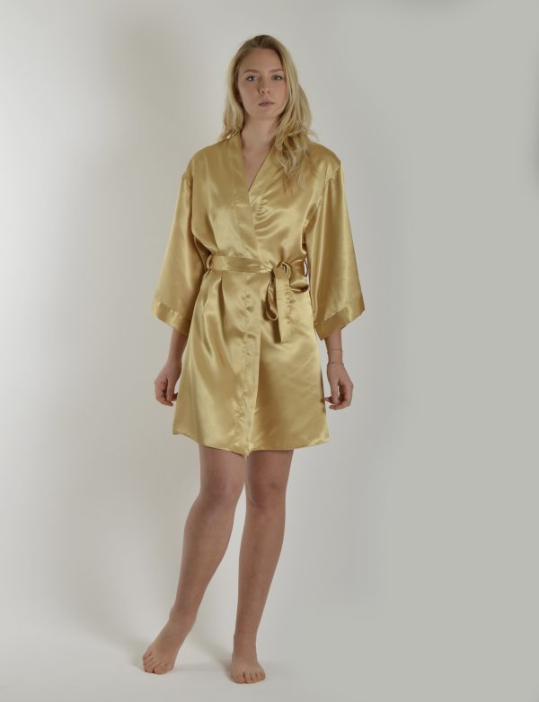 Satin Gold Robe